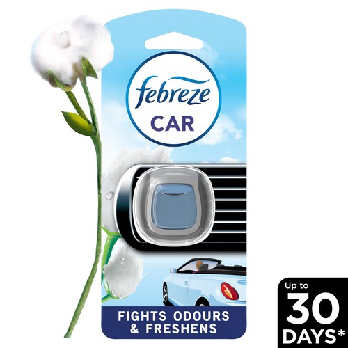 Febreze Cotton Fresh Car Clip Air Freshener 