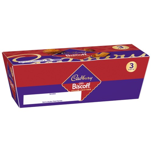 Cadbury Biscoff Filled Centres 3 x 100.5g