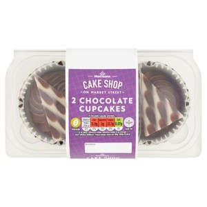 Morrisons Caramel & White Chocolate Cupcakes