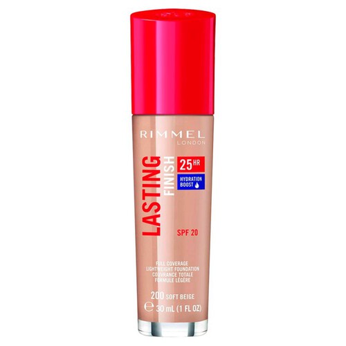 Rimmel London Lasting Finish 25HR Foundation 200 Soft Beige