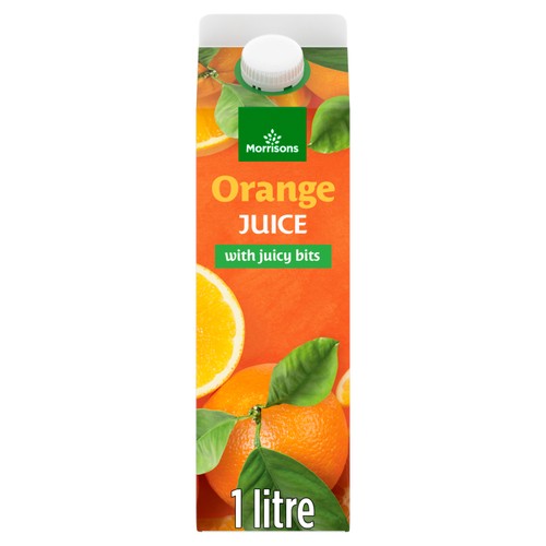 Morrisons 100% Orange Juice with Bits