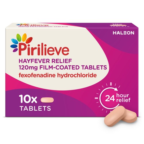 Pirilieve Hayfever Relief Tablets 10 Pack