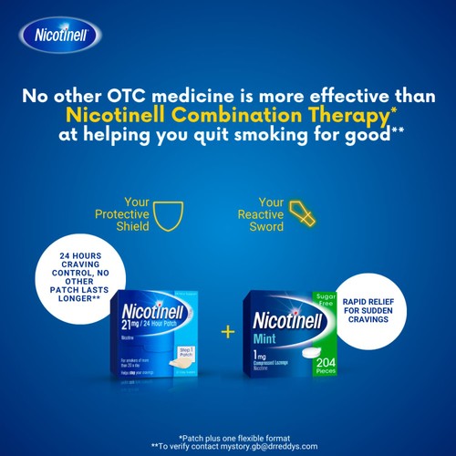 Nicotinell Stop Smoking Aid Nicotine Lozenge 1mg Mint