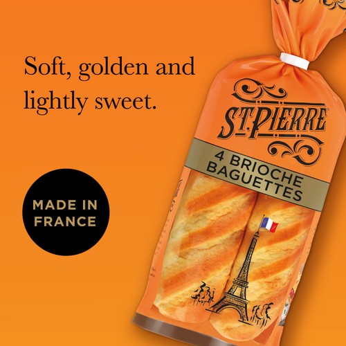 St Pierre 4 Brioche Baguettes