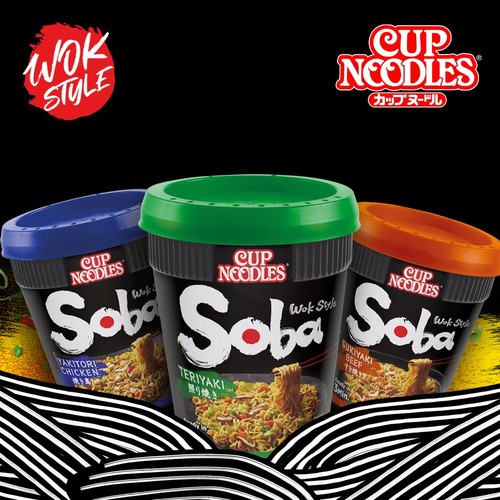 Nissin Soba Pad Thai Instant Wok Style Noodles Pot 89g