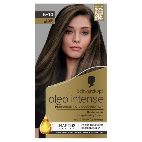Schwarzkopf Oleo Intense Permanent Hair Dye 5-10 Frosty Brown