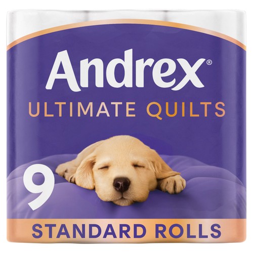Andrex Ultimate Quilts Toilet Tissue 9 Pack