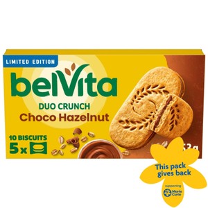 Belvita Sandwich Chocolate Hazelnut Biscuits-Breakfast 253g