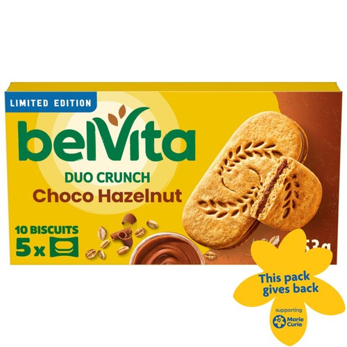 Belvita Sandwich Chocolate Hazelnut Biscuits-Breakfast 253g