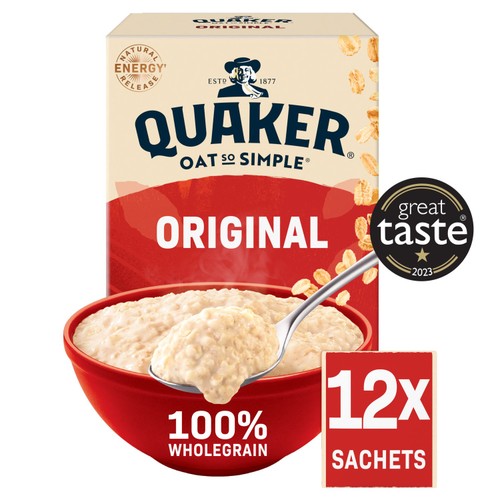 Quaker Oat So Simple Original 12 Sachets 