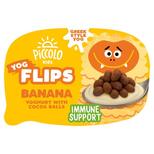 Piccolo Yoghurt Flips Banana with Cocoa Balls 120g