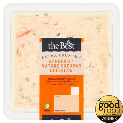 Morrisons The Best Extra Crunchy Barber's Mature Cheddar Coleslaw 300g