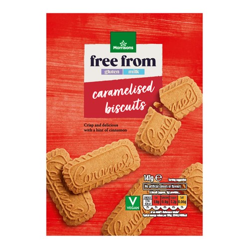Morrisons Free From Caramelised Biscuits 141g