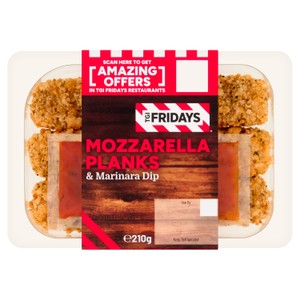 TGI Fridays 6 Mozzarella XL Dippers 228g