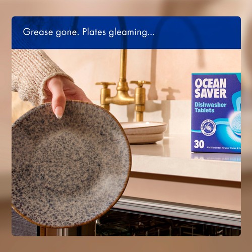Oceansaver Plastic Free 30 Eco Dishwasher Tablets 420G