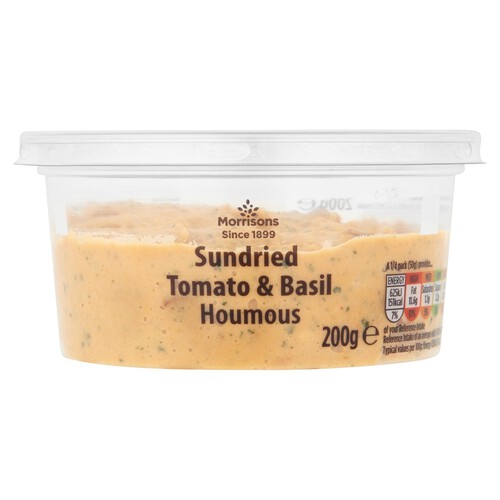 Morrisons Tomato & Basil Houmous