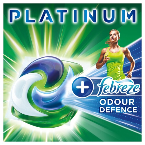 Ariel Platinum + Febreze Odour Defence Washing Capsules