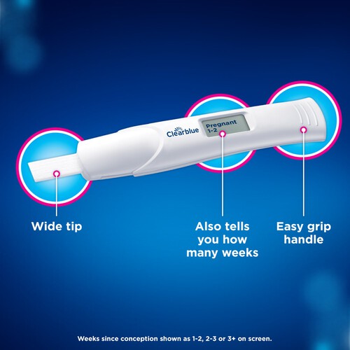 Clearblue Digital Pregnancy Test with Weeks Indicator, 2 Tests