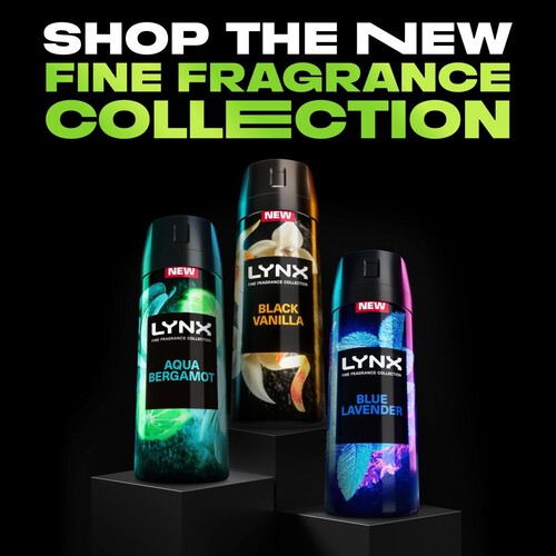 Lynx Fine Fragrance Collection Deodorant Bodyspray Aqua Bergamot 