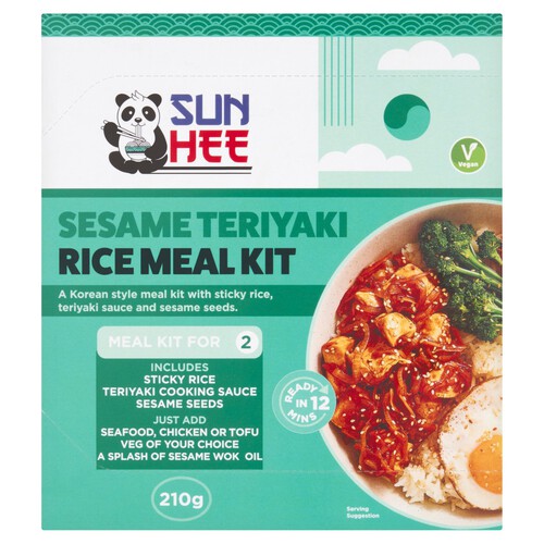 Sun Hee Sesame Teriyaki Rice Meal Kit For 2 