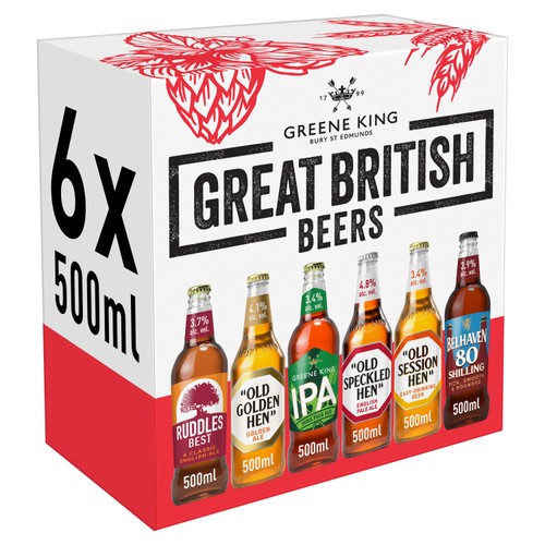 Great British Beers Mixed Pack 6x500ml