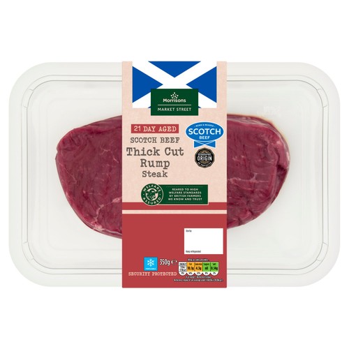 Morrisons Scottish Thick Cut Rump Steak 350g