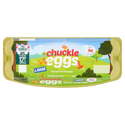 Chuckle Large Free Range Eggs For Farmers