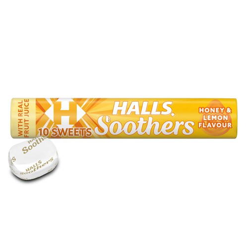 Halls Soothers Honey & Lemon Throat Sweet