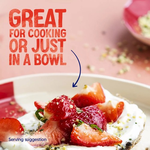 Alpro Strawberry Dairy Free Soya Yoghurt Alternative 500g