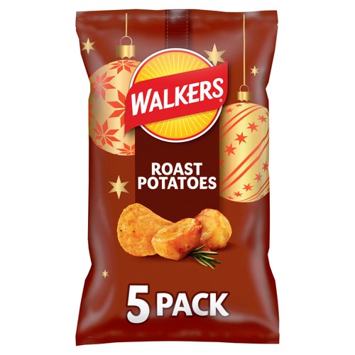 Walkers Crispy Roast Potatoes Flavour 5 x 25g