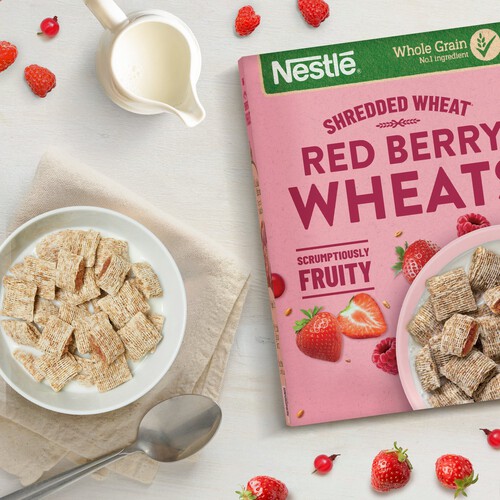 Nestle Shredded Wheat Red Berries and Vanilla Cereal