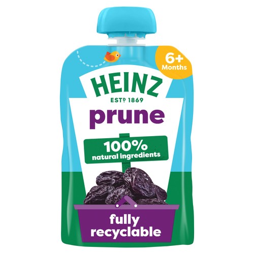 Heinz Prune Baby Food Fruit Pouch 100g