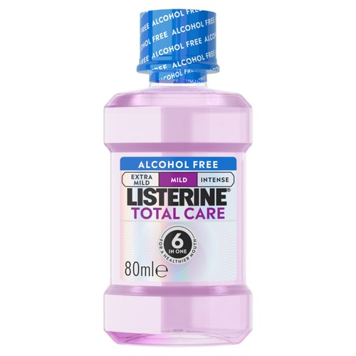 Listerine Total Care Milder Taste Zero Alcohol Mouthwash 80ml