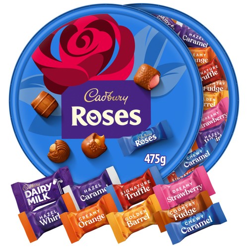 Cadbury Roses Chocolate Assortment Tub 475g