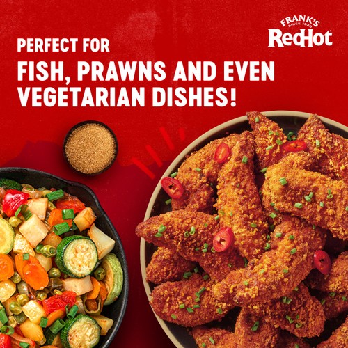 Frank's RedHot Crunch Cayenne Chilli Coating Seasoning Mix 70g