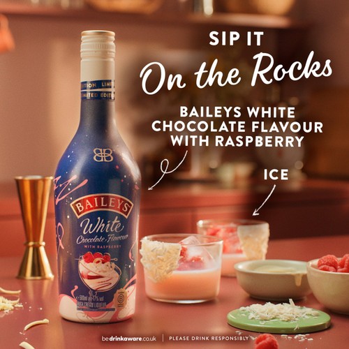 Baileys White Chocolate With Raspberry 