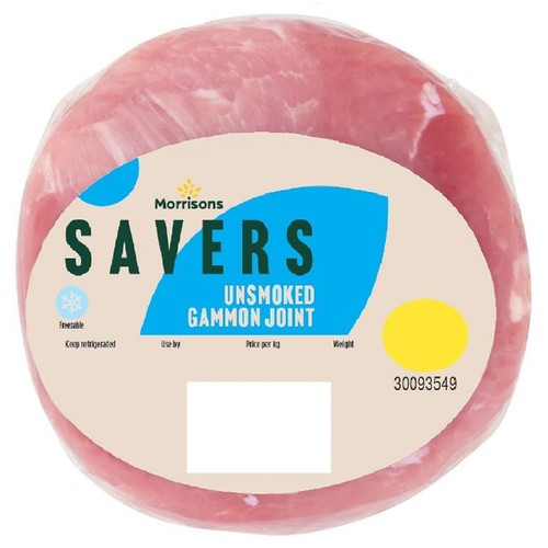 Morrisons Savers Unsmoked Gammon Joint 