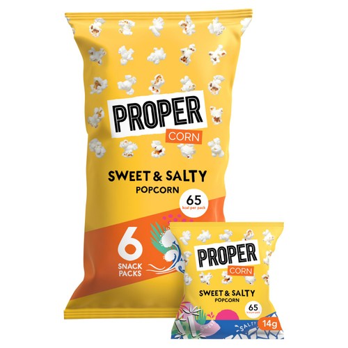 Proper Corn Sweet & Salty Popcorn 6x14g