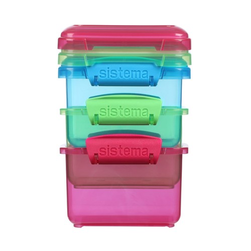 Sistema Lunch Food Storage Containers 3 x 400ml
