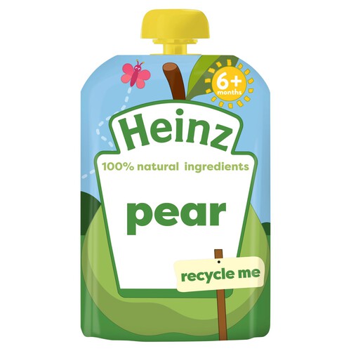 Heinz Pear Baby Food Fruit Pouch 