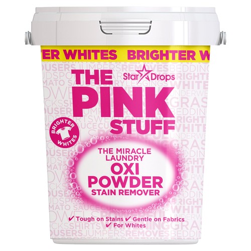 The Pink Stuff Oxi Stain Removal Powder Whites 