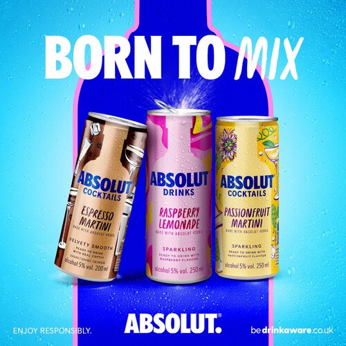 Absolut Passionfruit Martini Sparkling Cocktail