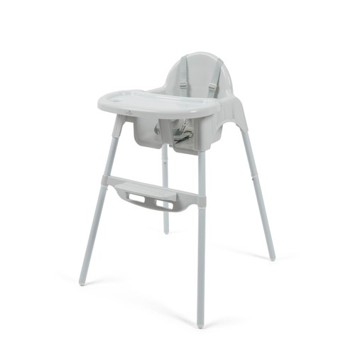 Babylo Eatin' Mess Highchair Adjustable White/Grey