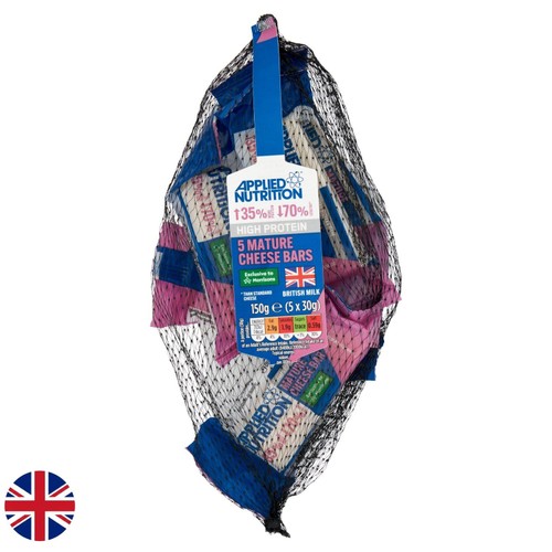 Applied Nutrition British High Protein Mini Mature Cheese Snacking Nets150g