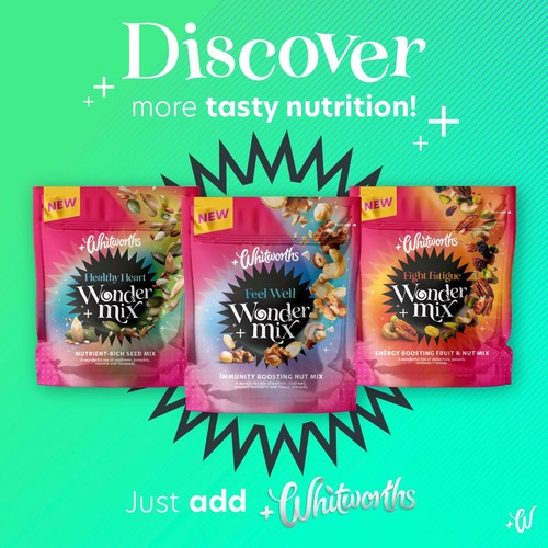 Whitworths Fight Fatigue Wondermix Fruit & Nut