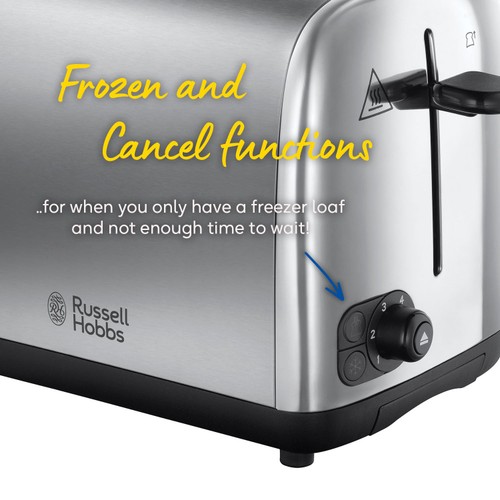 Russell Hobbs Stainless Steel 2 Slice Toaster