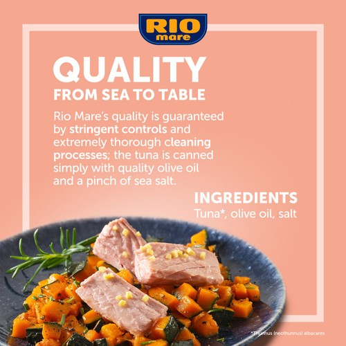 Rio Mare Tuna Fillets In Olive Oil Glass Jar (180g)