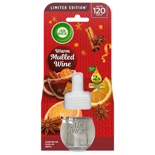 Air Wick Liquid Single Refill Warm Mulled Wine 19ml