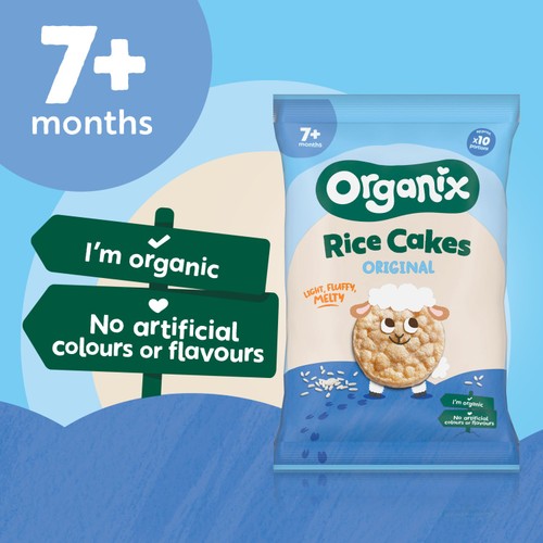 Organix Rice Cakes Original  40g