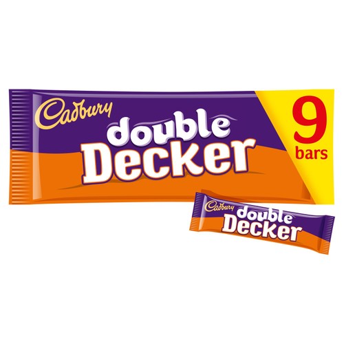 Cadbury Double Decker Chocolate Bar Multipack 9 Pack